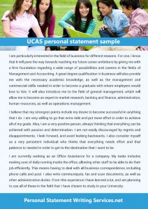 Excellent UCAS Personal Statement Examples