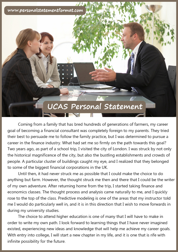 ucas personal statement international relations